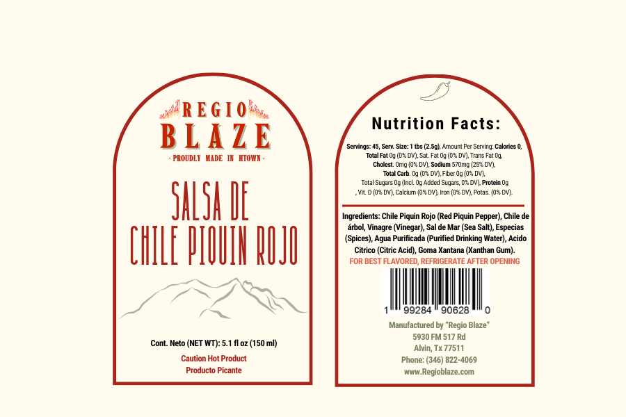 Triple Pack – Authentic Red Chile Piquín Hot Sauce | Spicy Mexican Sauce – Gluten-Free 🌶️