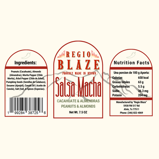 Salsa Macha Hot Sauce with Almonds & Peanuts – 7.5oz | Mexican Chili Oil in Canola | Crunchy Gourmet Salsa for Tacos, Eggs, & More